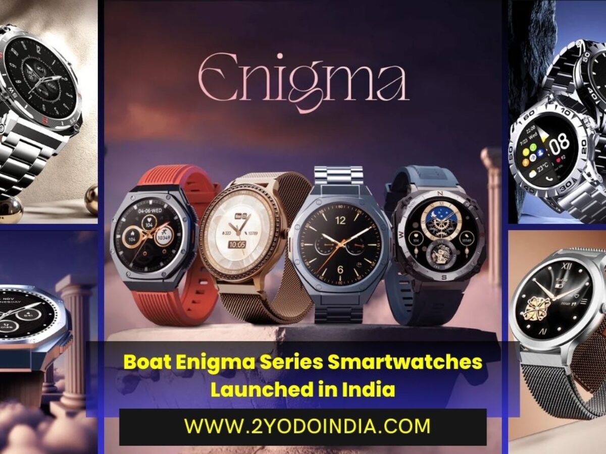 Boat Enigma Series Smartwatches Launched in India